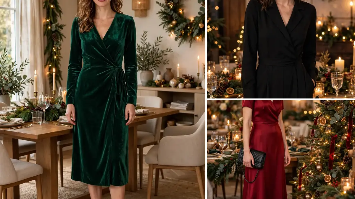 14 Holiday Dinner Outfits, featured image collage