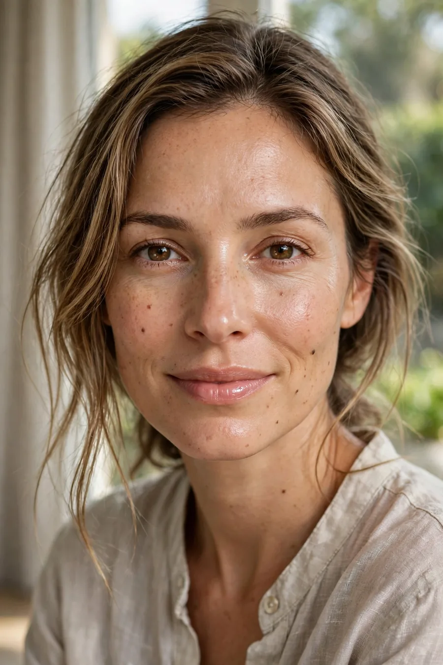 Tinted moisturizer natural skin finish, no makeup makeup
