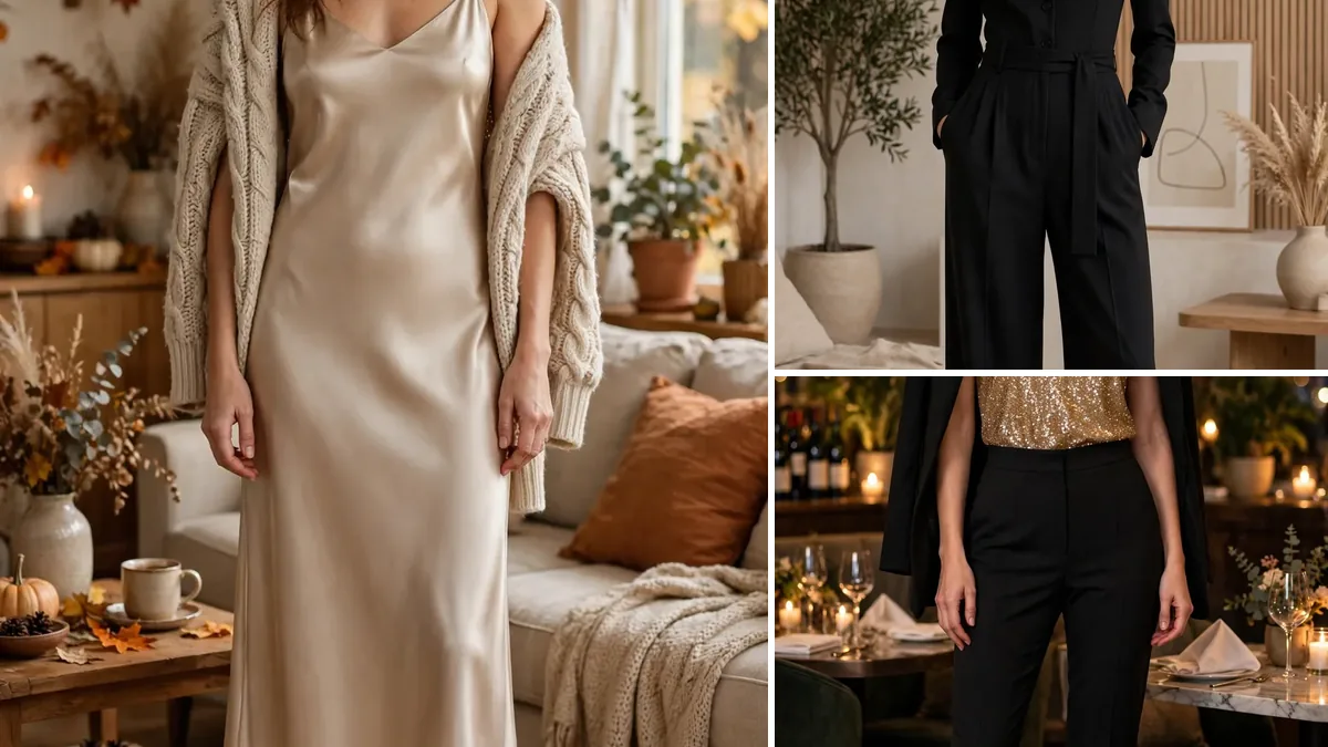 12 Friendsgiving Outfit Ideas, featured image collage